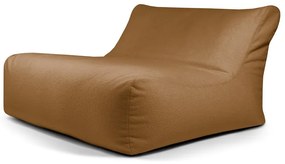 Hnedý sedací vak z textílie buklé Sofa Lounge – SLOWDOWN