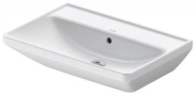 DURAVIT D-Neo závesné umývadlo bez otvoru, s prepadom, 650 x 440 mm, biela, s povrchom WonderGliss, 23666500601