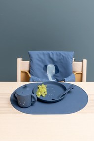 Detský silikónový tanier Mrs. Elephant