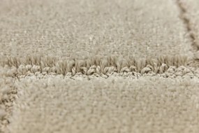 Kúpeľňový koberček Inez béžový, geometrický