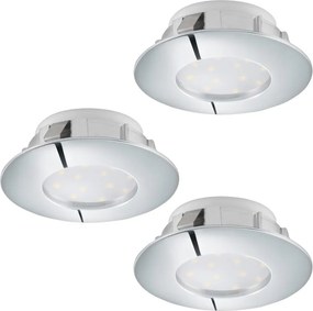 Eglo 95822 - SADA 3x LED podhľadových svietidiel PINEDA LED/4,9W/230V