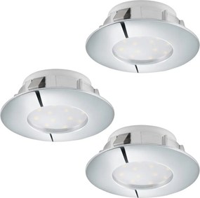 Eglo 95822 - SADA 3x LED podhľadových svietidiel PINEDA LED/4,9W/230V