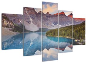 Obraz - Horská kanadská krajina (150x105 cm)