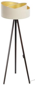 Stojacia lampa GALAXY 1xE27/60W/230V krémová/wenge