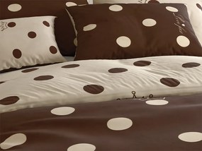 Bavlnené obliečky CROWN BLEND krémovo-hnedé Rozmer obliečky: 70 x 90 cm | 140 x 200 cm
