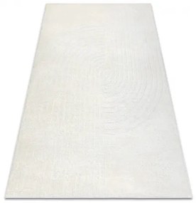 Moderný koberec MODE 8587 geometrická krémová Veľkosť: 120x170 cm