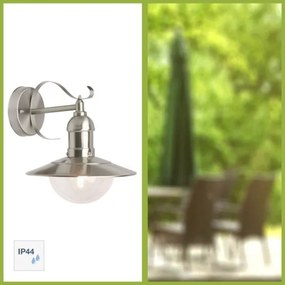 Brilliant - Vonkajšie nástenné svietidlo ARTO 1xE27/60W/230V IP44 lesklý chróm
