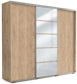 Skriňa Alicja A28 250 Zrkadlo Craft Zlatá /Biely Lacobel