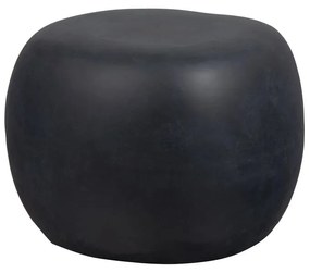 Antracitový okrúhly konferenčný stolík ø 50 cm Pebble – vtwonen