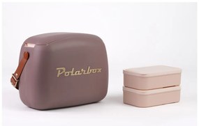 Hnedý chladiaci box 6 l Classic Gold – Polarbox
