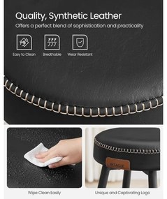 Barová stolička LIOR čierna