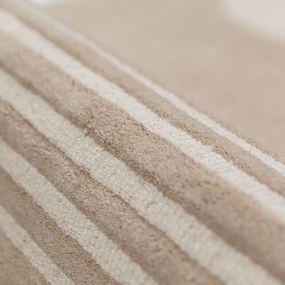 Ručne tkaný vlnený koberec v prírodnej farbe 120x180 cm Lozenge – Flair Rugs