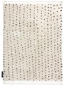 Koberec BERBER SYLA B752, krémový, bodky - strapce
