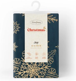 EUROFIRANY VIANOČNÝ BEHÚŇ NA STÔL JOY2 40X140 CM VZOROVANÝ