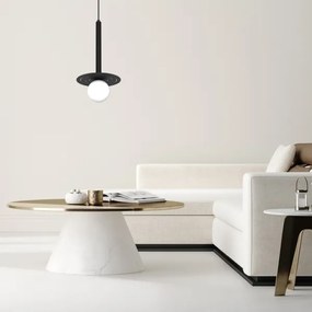 Luster na lanku FUTURA 1xG9/7W/230V čierna