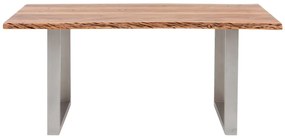 furniture-nabytek.cz - Masívny jedálenský stôl Bullwer Acacia z akácie, lakovaný, hnedý – 140×90 cm