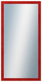 DANTIK - Zrkadlo v rámu, rozmer s rámom 60x120 cm z lišty RETRO červená (2534)