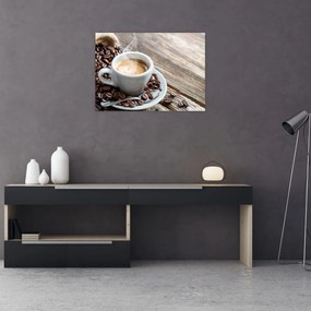 Sklenený obraz - Espresso (70x50 cm)