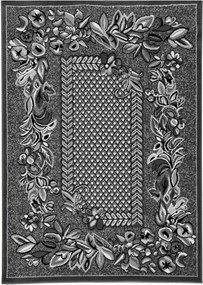 DC Koberec PP 7192 sivá Rozmer: 250×350 cm