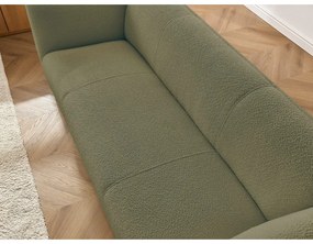 Zelená pohovka z textílie buklé 242 cm Giorgia – Bobochic Paris