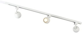Moderný koľajnicový systém biely 3-svetlá 1-fázový - Gissi
