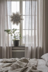 Watt & Veke Závesná svietiaca hviezda Maja Greige 50 cm