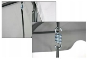 Zahradní houpačka DOLLI 170 cm šedá