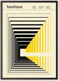 Nástenná dekorácia v ráme Bauhaus Abstract