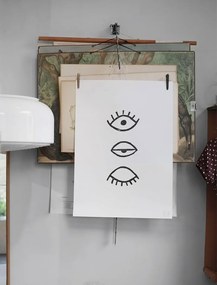 Fine Little Day Autorský plagát Eye Eye Black 50x70cm