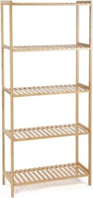 Bambusový kúpeľňový regál v prírodnej farbe 60x130 cm Skaren – Bonami Essentials