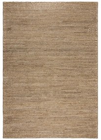 Ručne tkaný kenafový koberec v prírodnej farbe 120x170 cm Drew Border – Flair Rugs