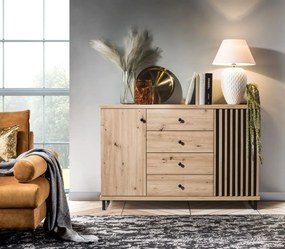 Komoda KOLI C-4, dub artisan