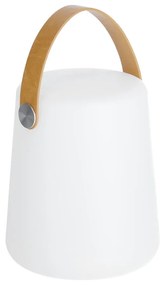 Bielo-hnedá vonkajšia lampa Kave Home Dialma