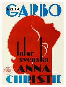 Umelecká tlač Anna Christie, Ft. Greta Garbo (Retro Movie Cinema), (30 x 40 cm)