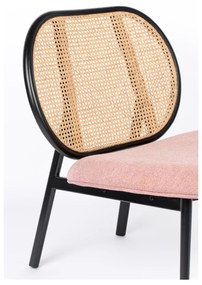 Ružovo-hnedé kreslo Zuiver Spike