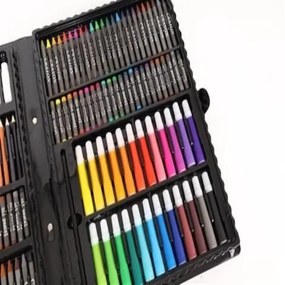 Výtvarná sada Mega Art Set na maľovanie 168 ks čierná