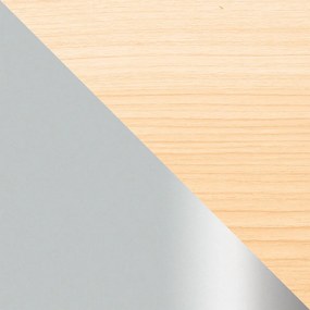 Biely prírodný hliníkový nástenný vešiak Melody - Umbra