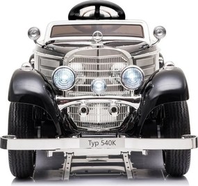 LEAN CARS Elektrické autíčko Mercedes 540K Premium LED MP3 čierne