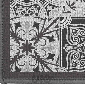 Sivý prateľný koberec 40x60 cm Persane – douceur d'intérieur