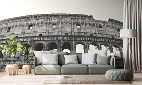 Originálna čiernobiela fototapeta rímske Koloseum