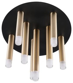 Stropné svietidlo GLAM 9xG9/8W/230V zlatá