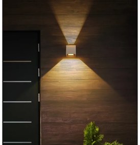 Globo 34168SA - LED vonkajšie nástenné svietidlo VERONIKA 2xLED/3W/230V IP54