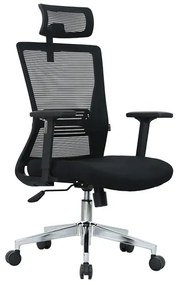 Kancelárska ergonomická stolička Neoseat JENNY — čierna, nosnosť 150 kg