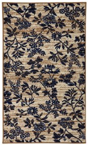 TRHÁK: Kusový koberec Flowers beige, 190x280, béžová, obývacia izba, Alfa Carpets