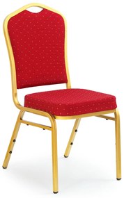 Jedálenská stolička Carn (bordová + zlatá). Vlastná spoľahlivá doprava až k Vám domov. 769923