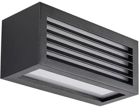 Rabalux 77100 - LED Vonkajšie nástenné svietidlo LUBLIN LED/10W/230V IP54 čierna
