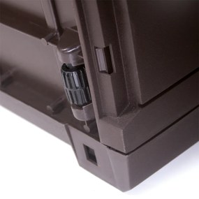 InternetovaZahrada - Úložný box P1 - 119 x 48 x 60cm - hnedá