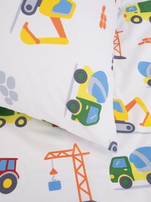 Bavlnená obliečka na vankúš Renforcé 40 × 60 cm - Autá