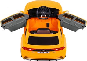 Ramiz Audi Q8 Lift, detské SUV na batérie Žltá + diaľkové ovládanie