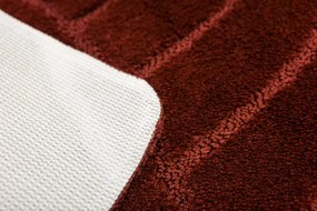 Kúpeľňový koberček Sash Carmine pruhy